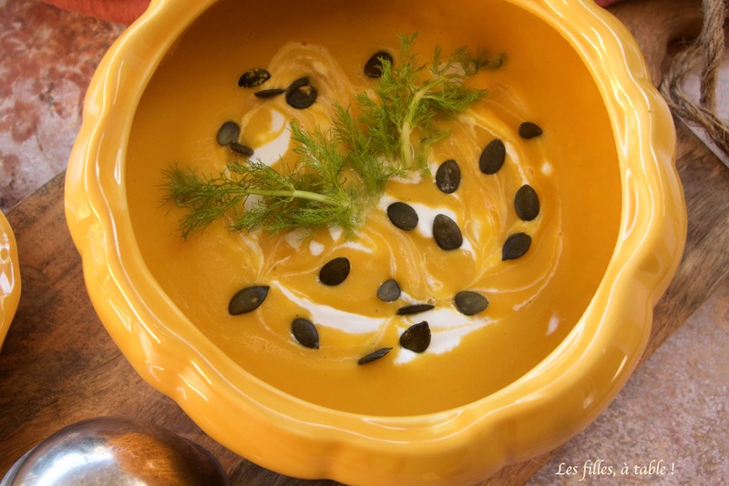 Velouté de fenouil et courge butternut