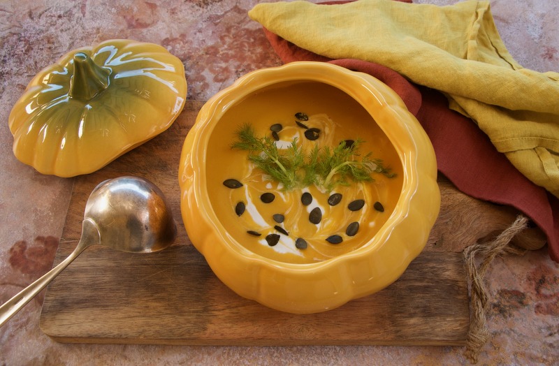 Velouté de fenouil et courge butternut