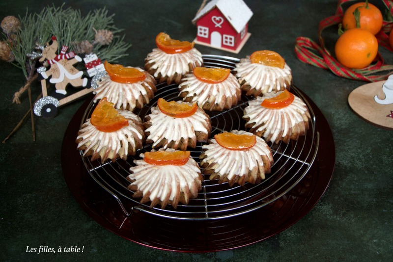 Mini bundt cakes aux clémentines