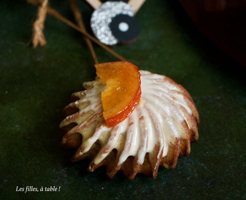 Mini bundt cakes aux clémentines