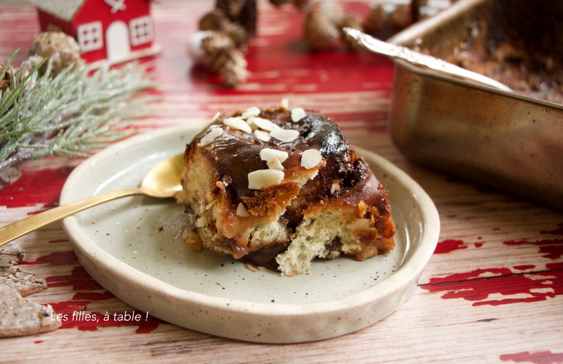 Sticky buns au chocolat