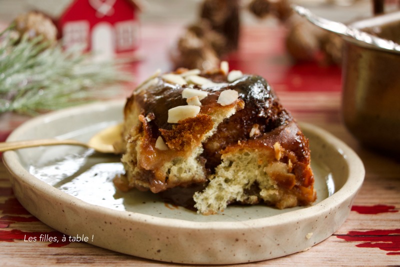 Sticky buns au chocolat