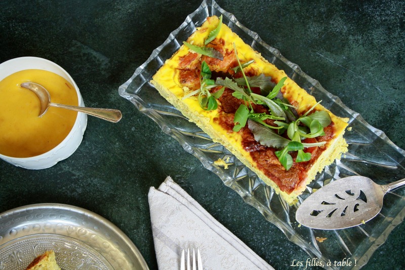 Terrine de lotte aux crevettes, mayonnaise safranée