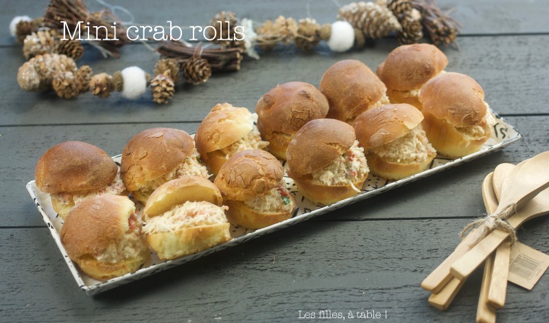 Mini crab rolls