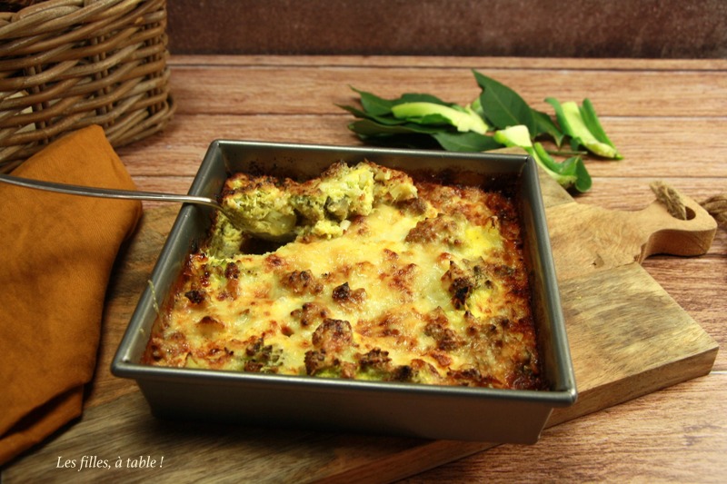 Quiche sans pâte au chou romanesco et gorgonzola