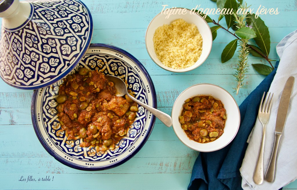 Tajine d'agneau aux fèves
