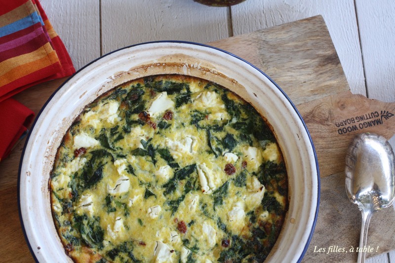 Clafoutis épinards et chèvre