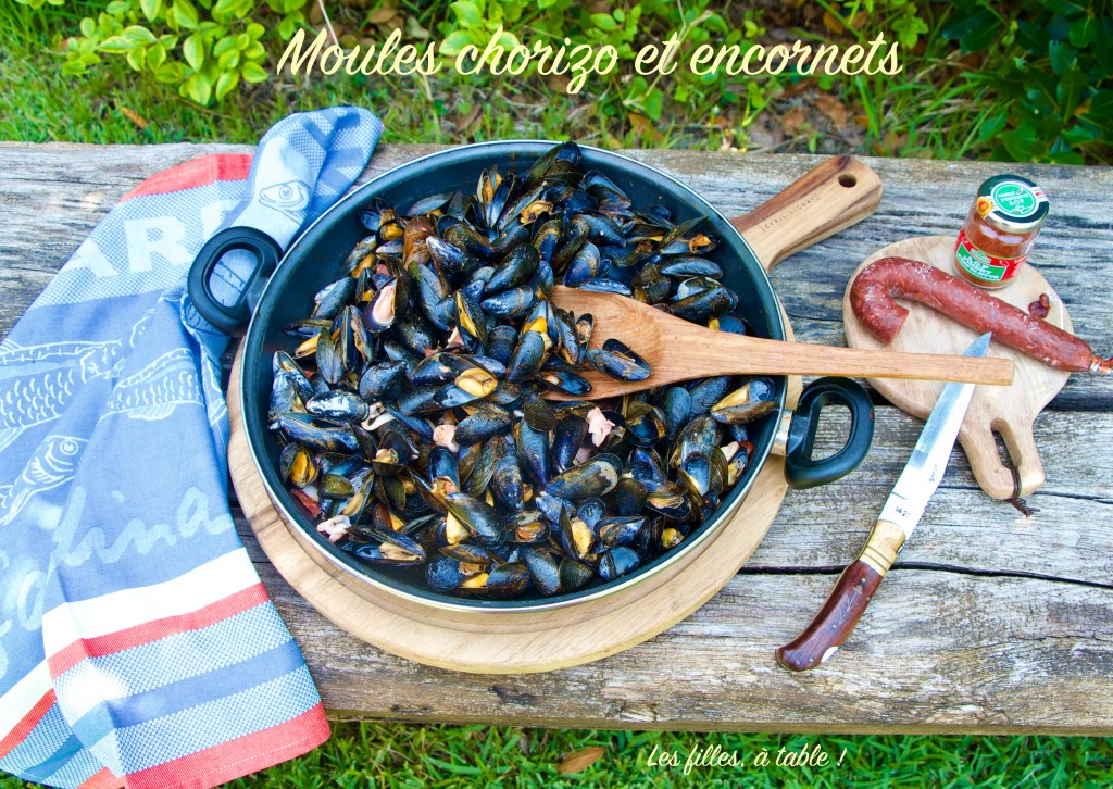 Moules au chorizo et encornets