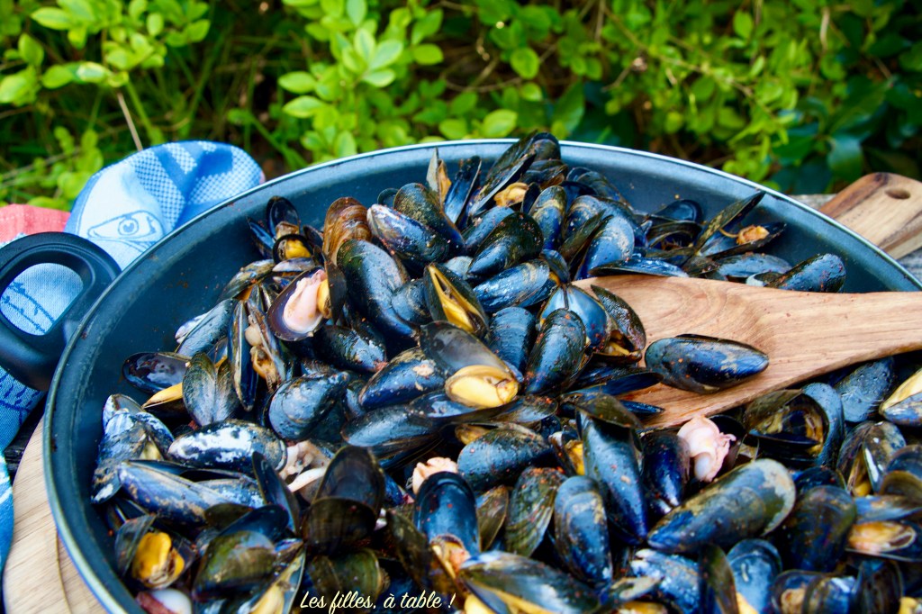 Moules au chorizo et encornets