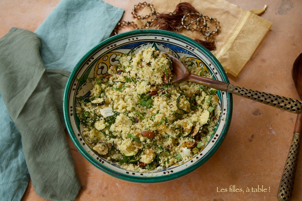 Salade de couscous aux courgettes
