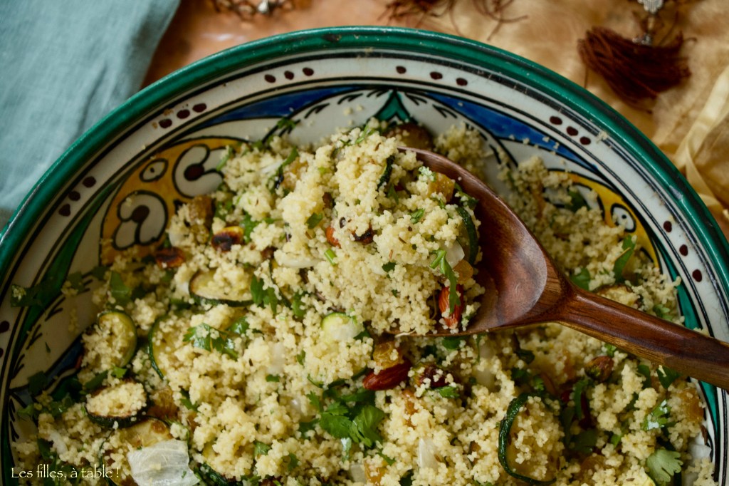 Salade de couscous aux courgettes