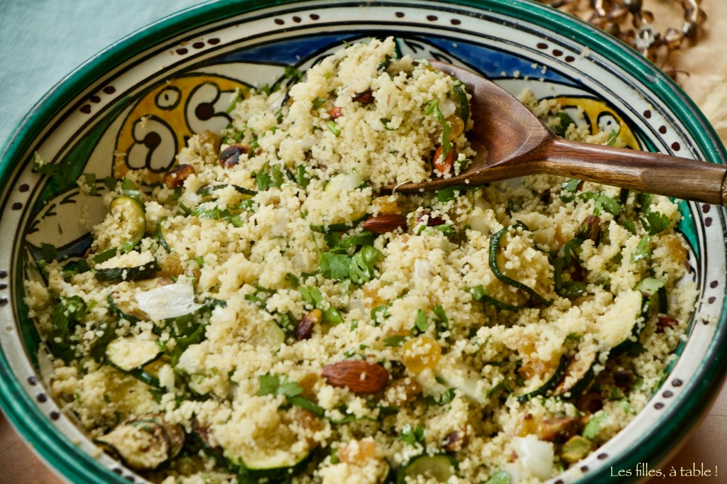 Salade de couscous aux courgettes