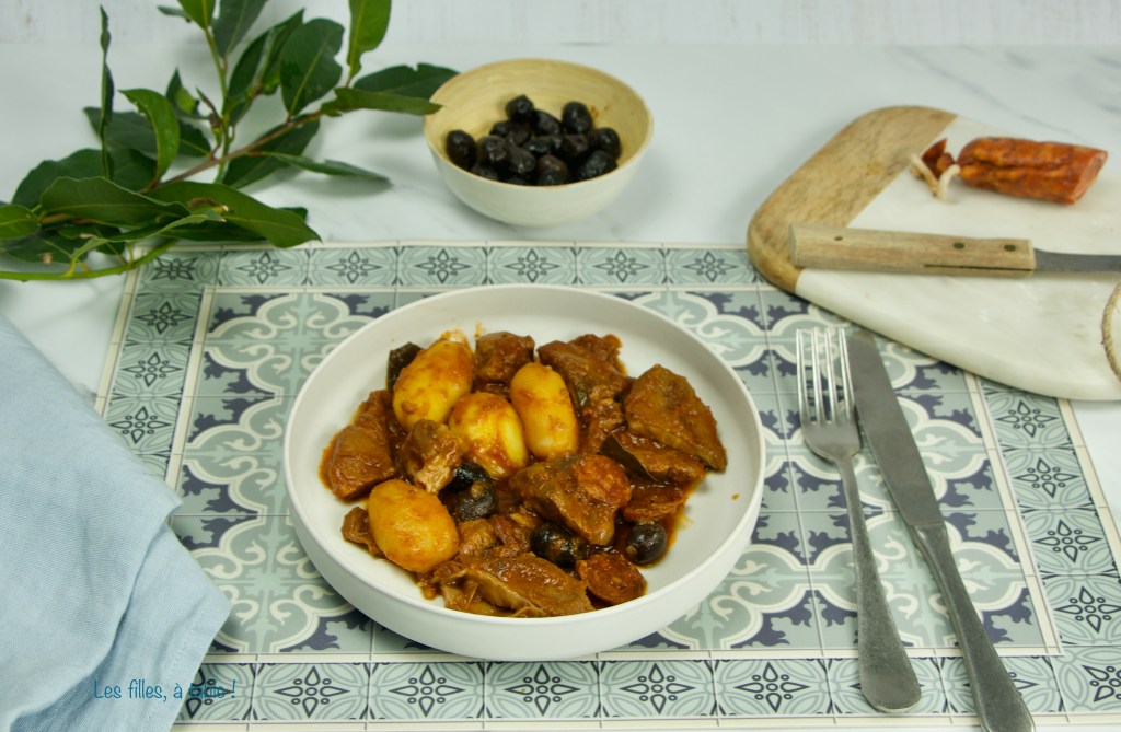 Sauté de veau à la lisboète