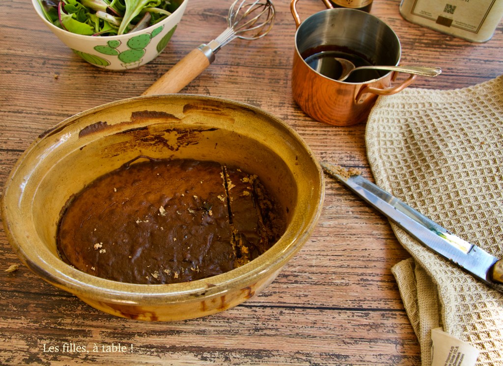 Gâteau de foies de volaille au caramel de balsamique