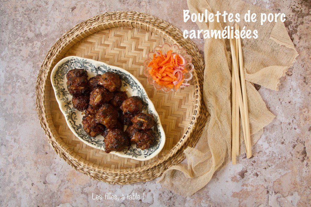 Boulettes de porc caramélisées