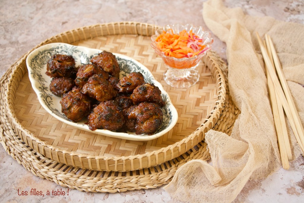 Boulettes de porc caramélisées