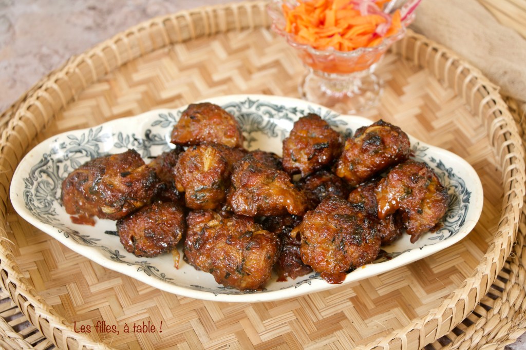 Boulettes de porc caramélisées
