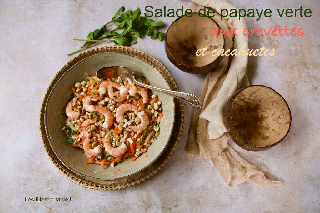Salade de papaye verte aux crevettes