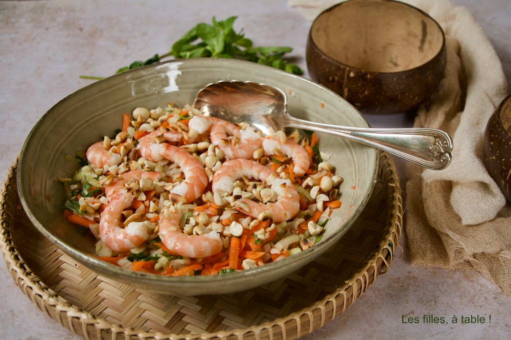 Salade de papaye verte aux crevettes