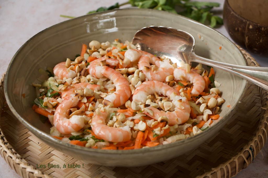 Salade de papaye verte aux crevettes
