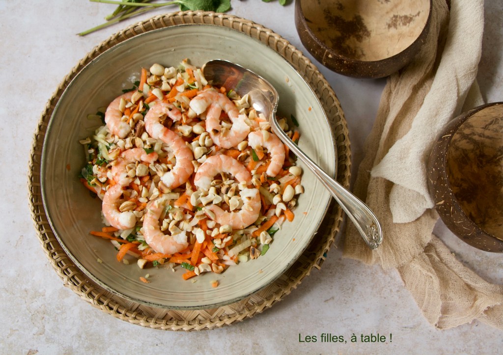 Salade de papaye verte aux crevettes