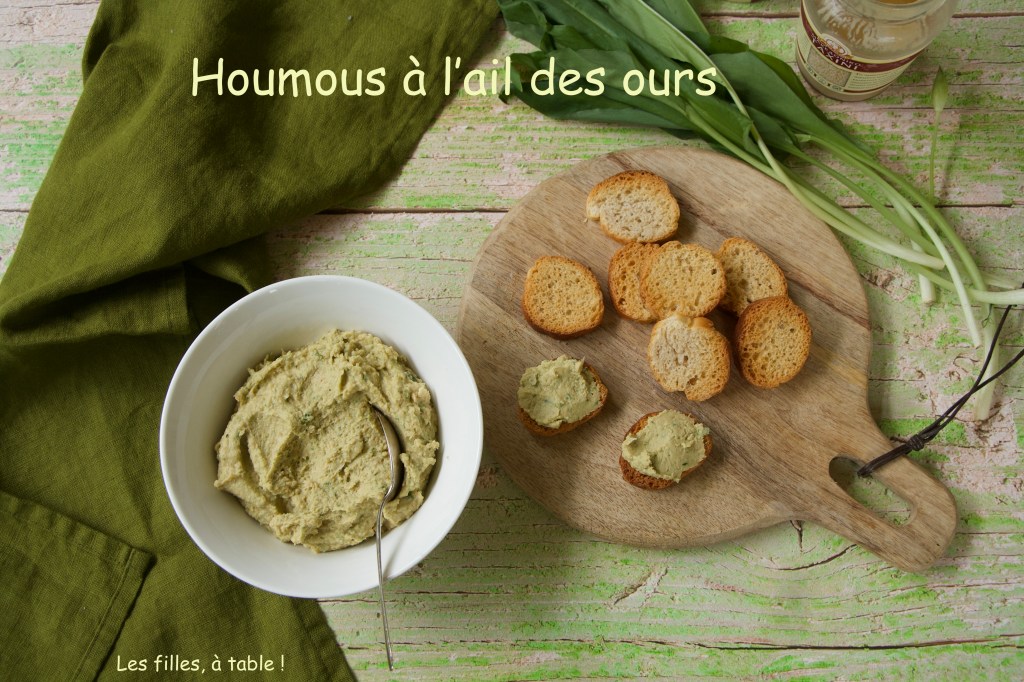 Houmous à l'ail des ours