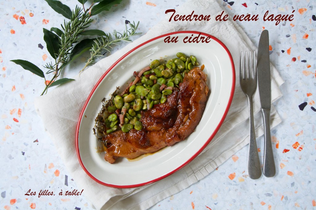 Tendron de veau laqué au cidre