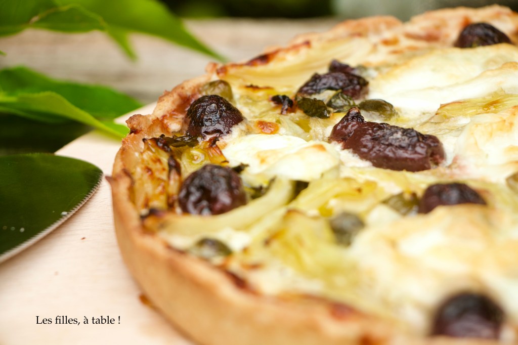 Tarte au fenouil et olives noires