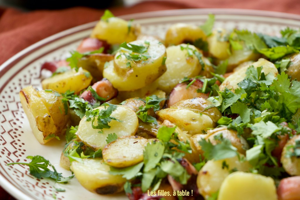 Poulpe et pommes de terre à la plancha