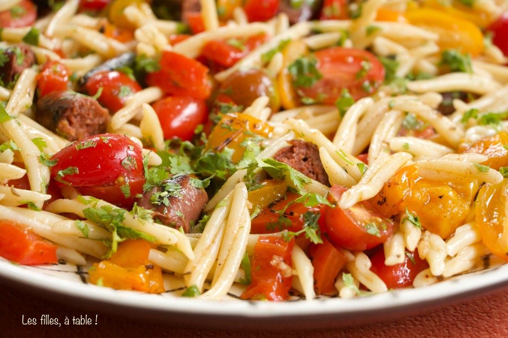 Salade de pâtes aux merguez
