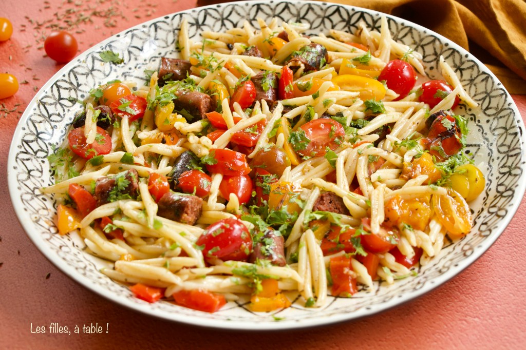 Salade de pâtes aux merguez