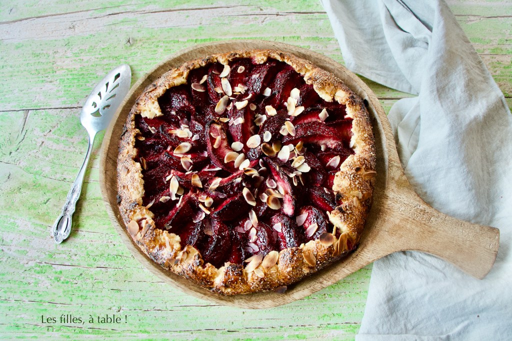Tarte rustique aux pêches de vigne