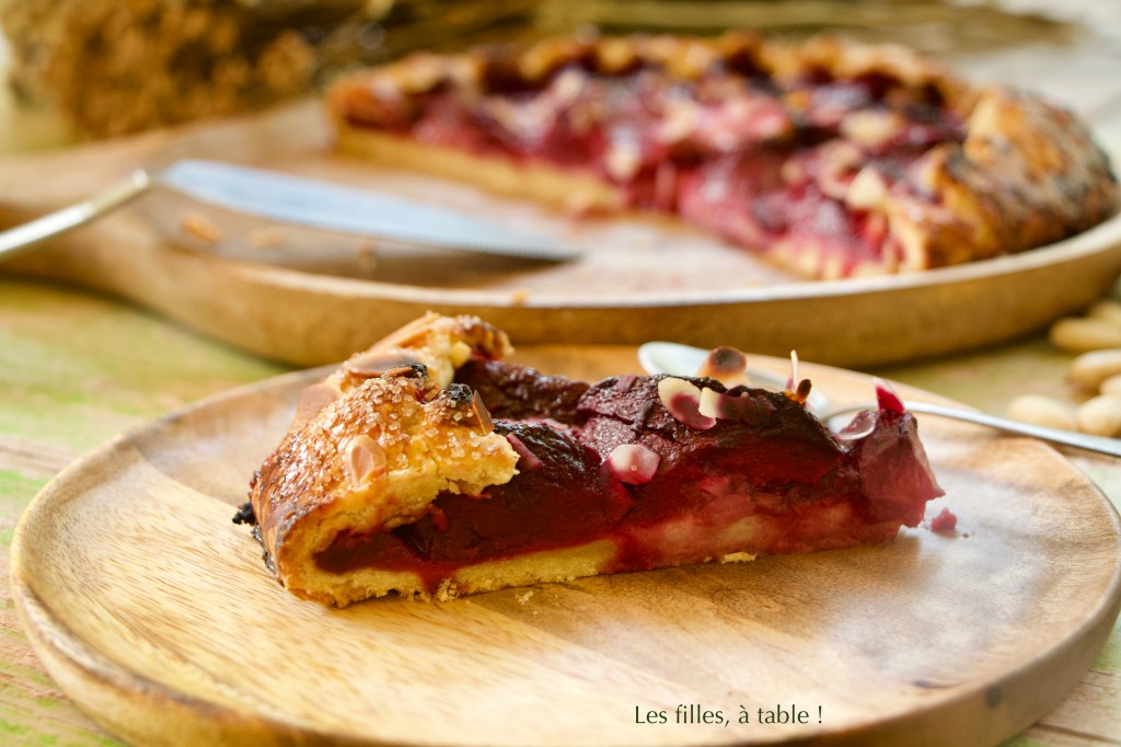 Tarte rustique aux pêches de vigne