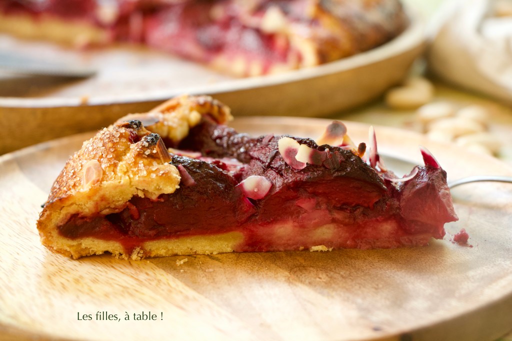 Tarte rustique aux pêches de vigne