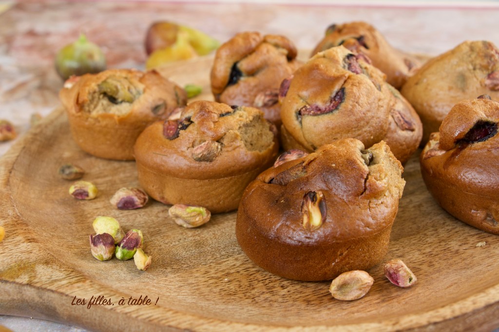 Petits gâteaux moelleux aux figues et pistaches