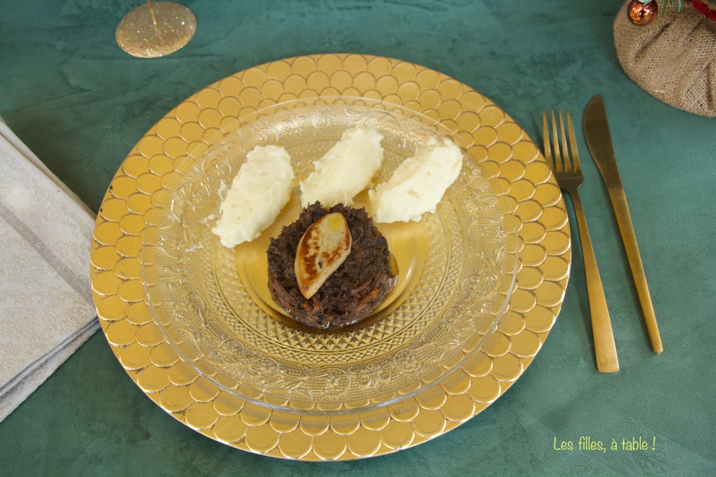 Joue de boeuf rossini