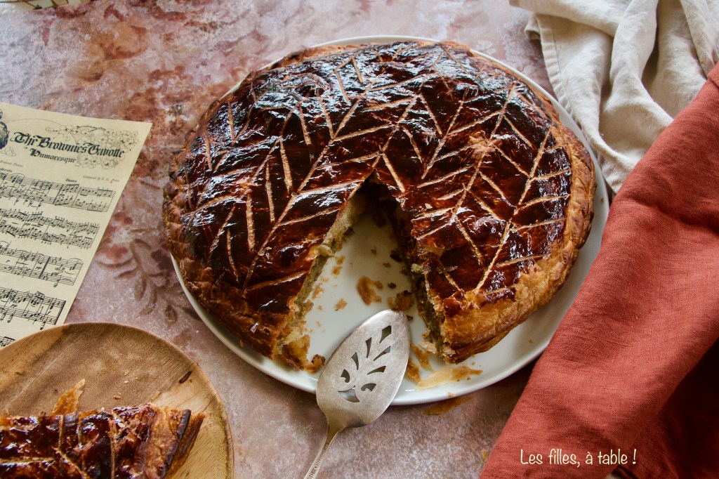 Galette pistaches et cerises amarena
