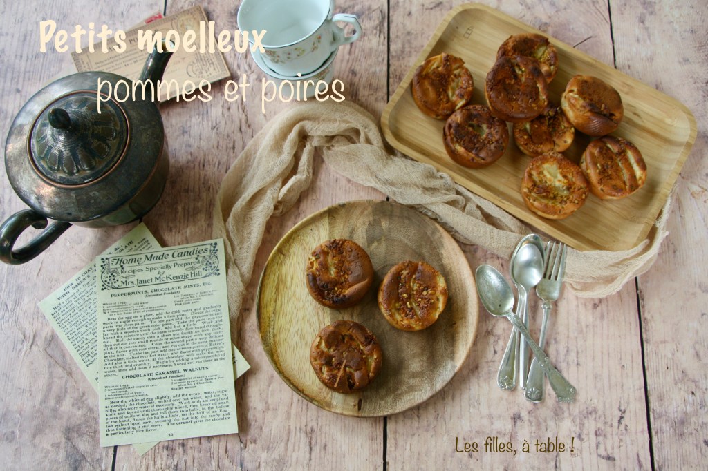 Petits moelleux pommes et poires