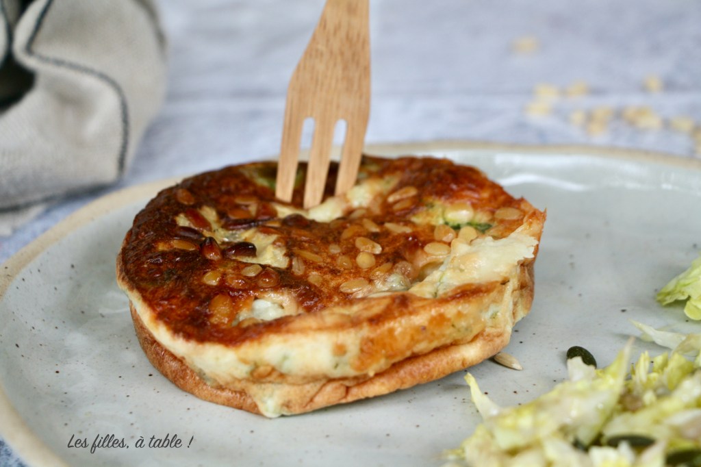 Clafoutis à la cima di rapa et au gorgonzola