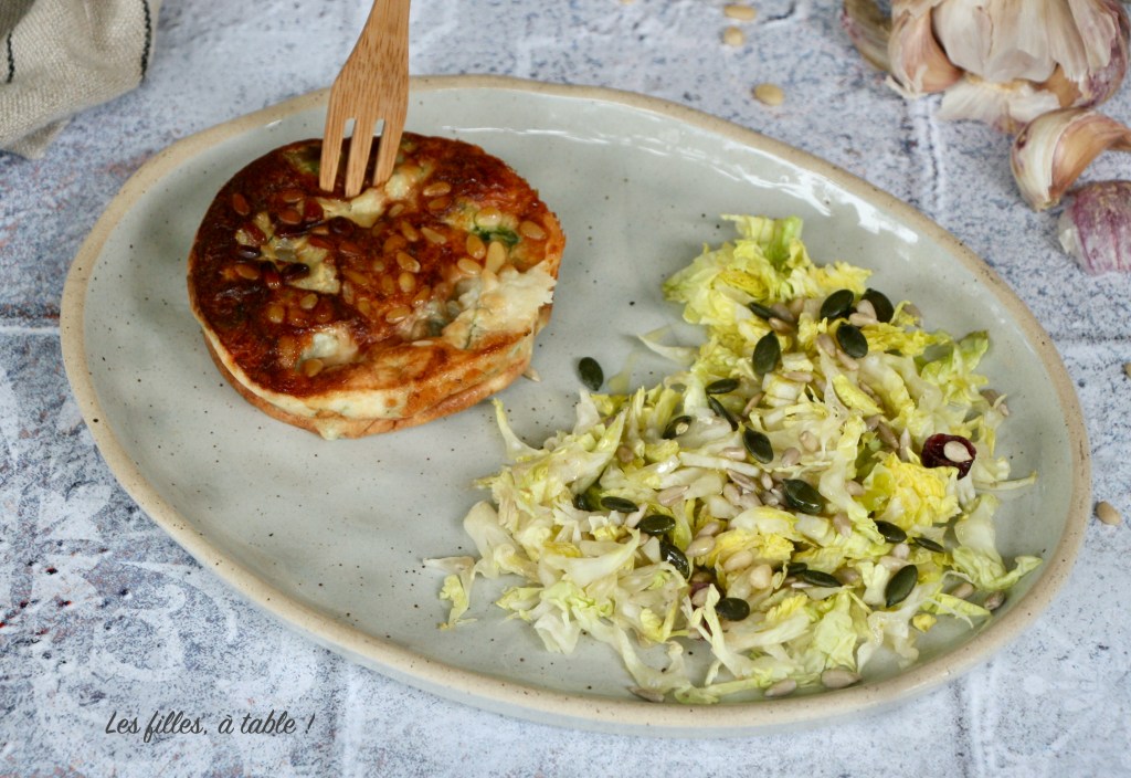Clafoutis à la cima di rapa et au gorgonzola