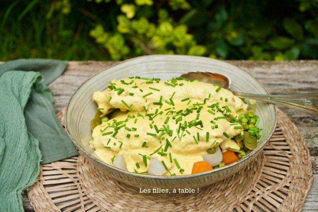 Navarrin de lotte, légumes de printemps