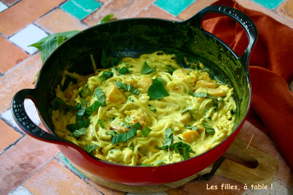 Curry de crevettes à la mangue