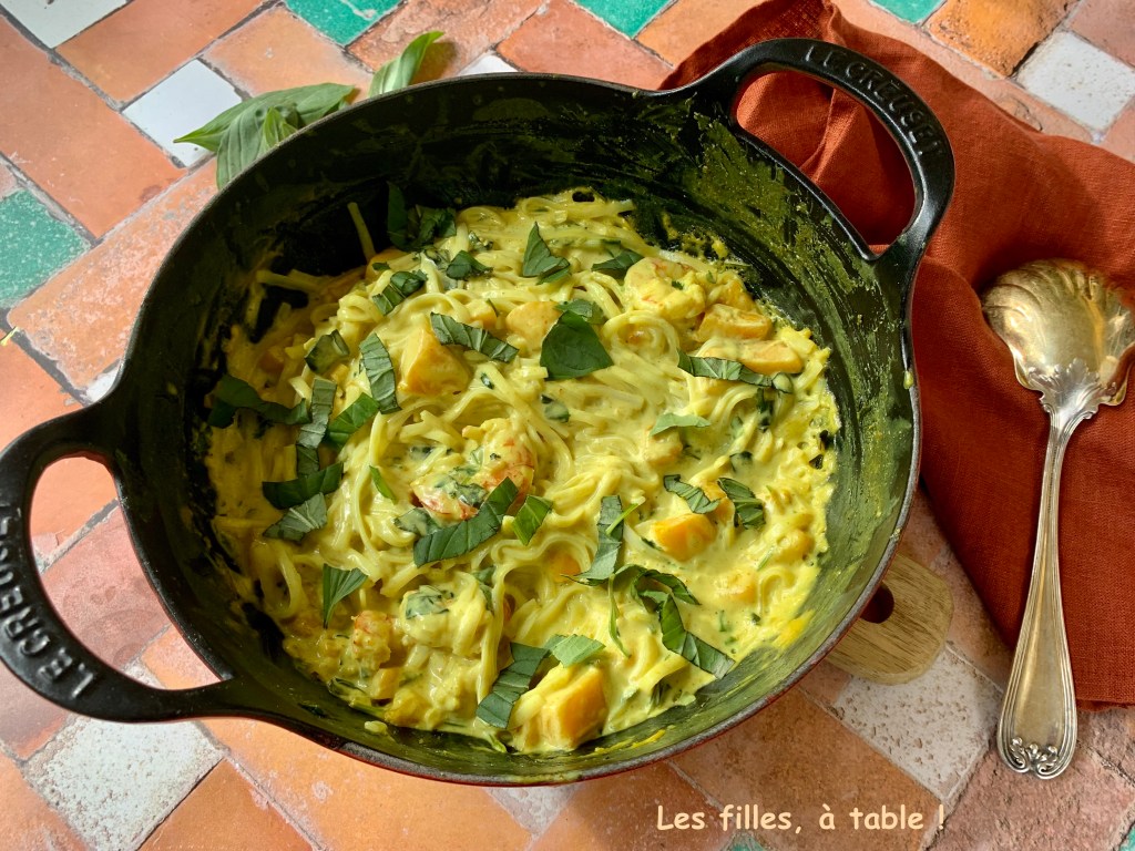 Curry de crevettes à la mangue