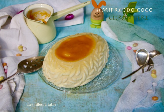 Semifreddo coco citron vert