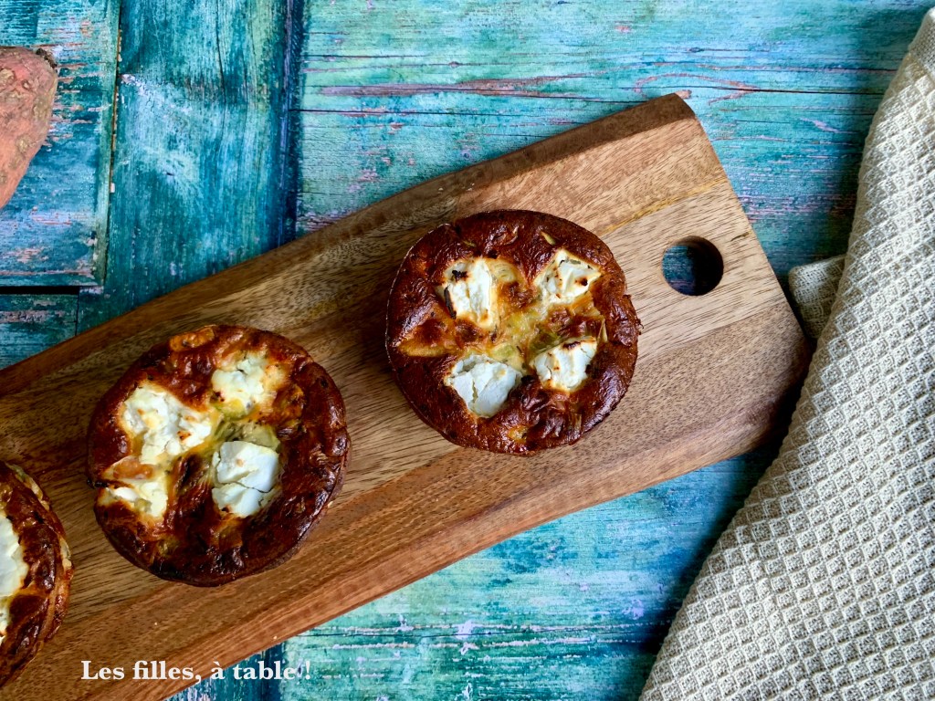 Quiche sans pâte poireaux et patate douce