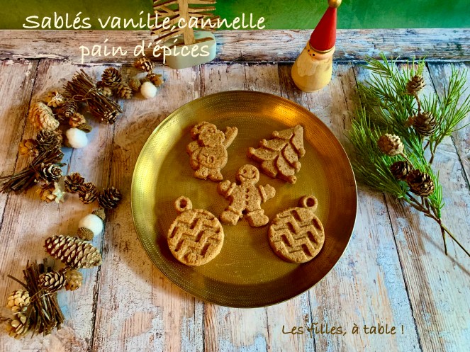 Sablés vanille, cannelle et pain d'épices de Philippe Conticini