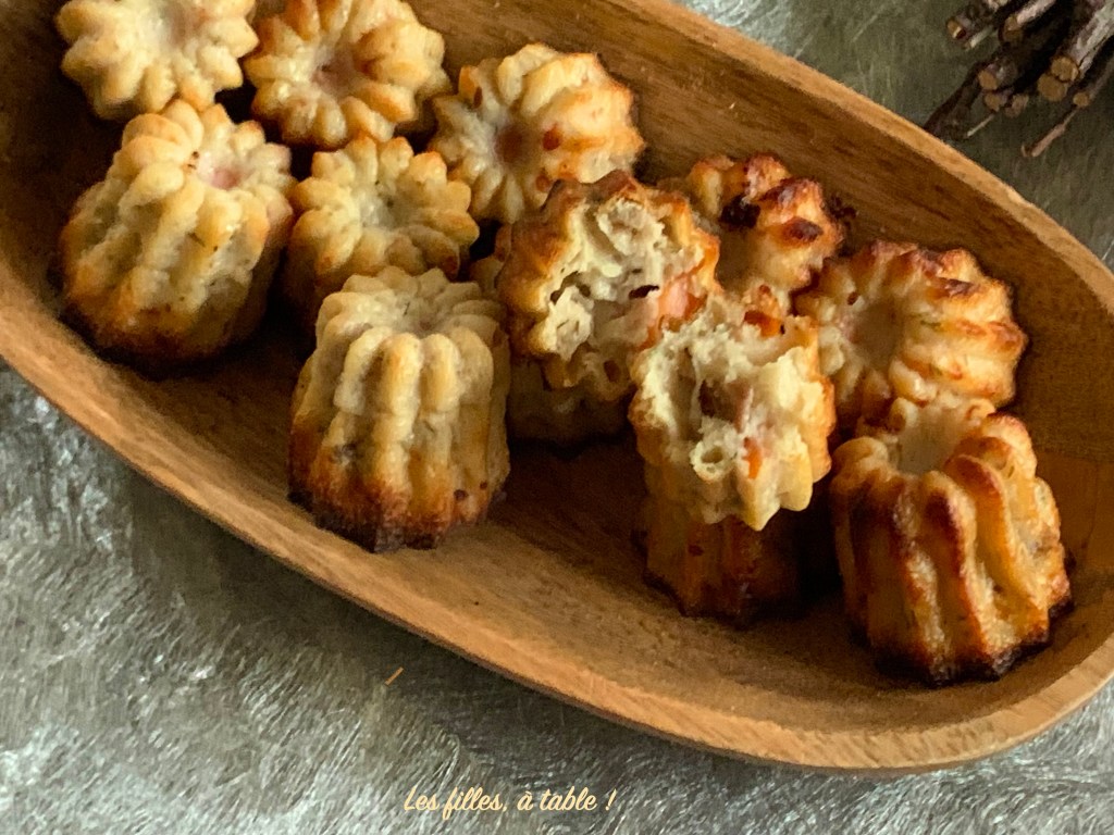 Cannelés à la truite fumée