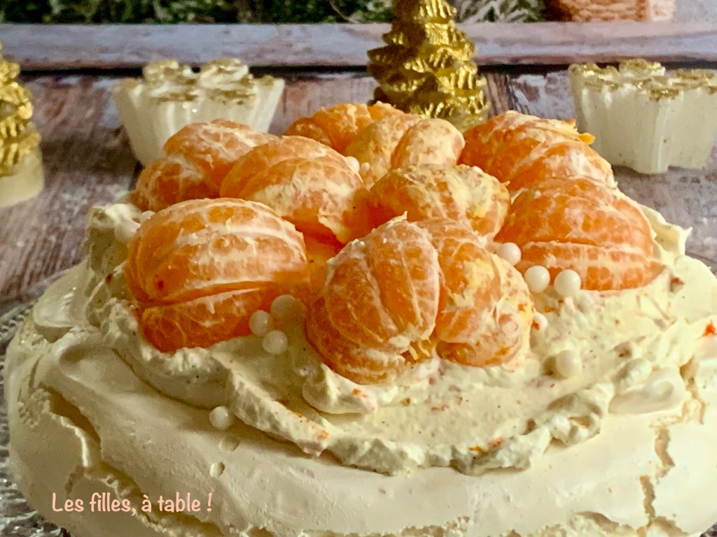 Pavlova aux clémentines
