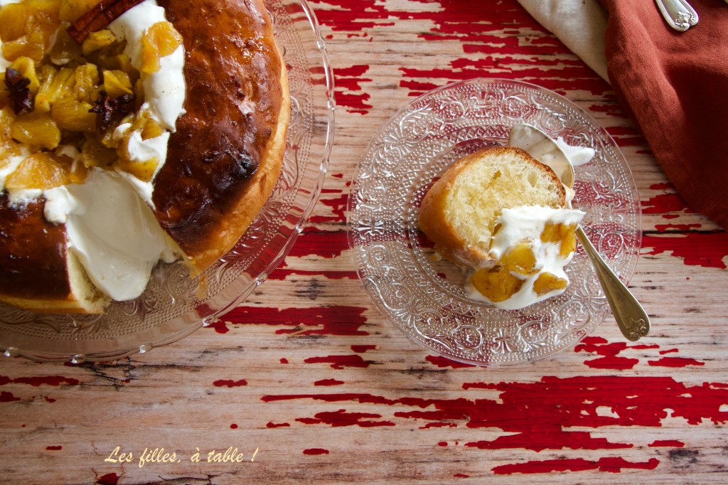 Baba au rhum et ananas