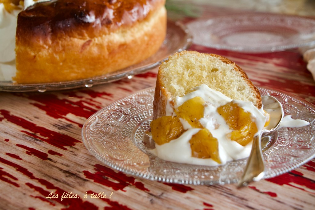 Baba au rhum et ananas
